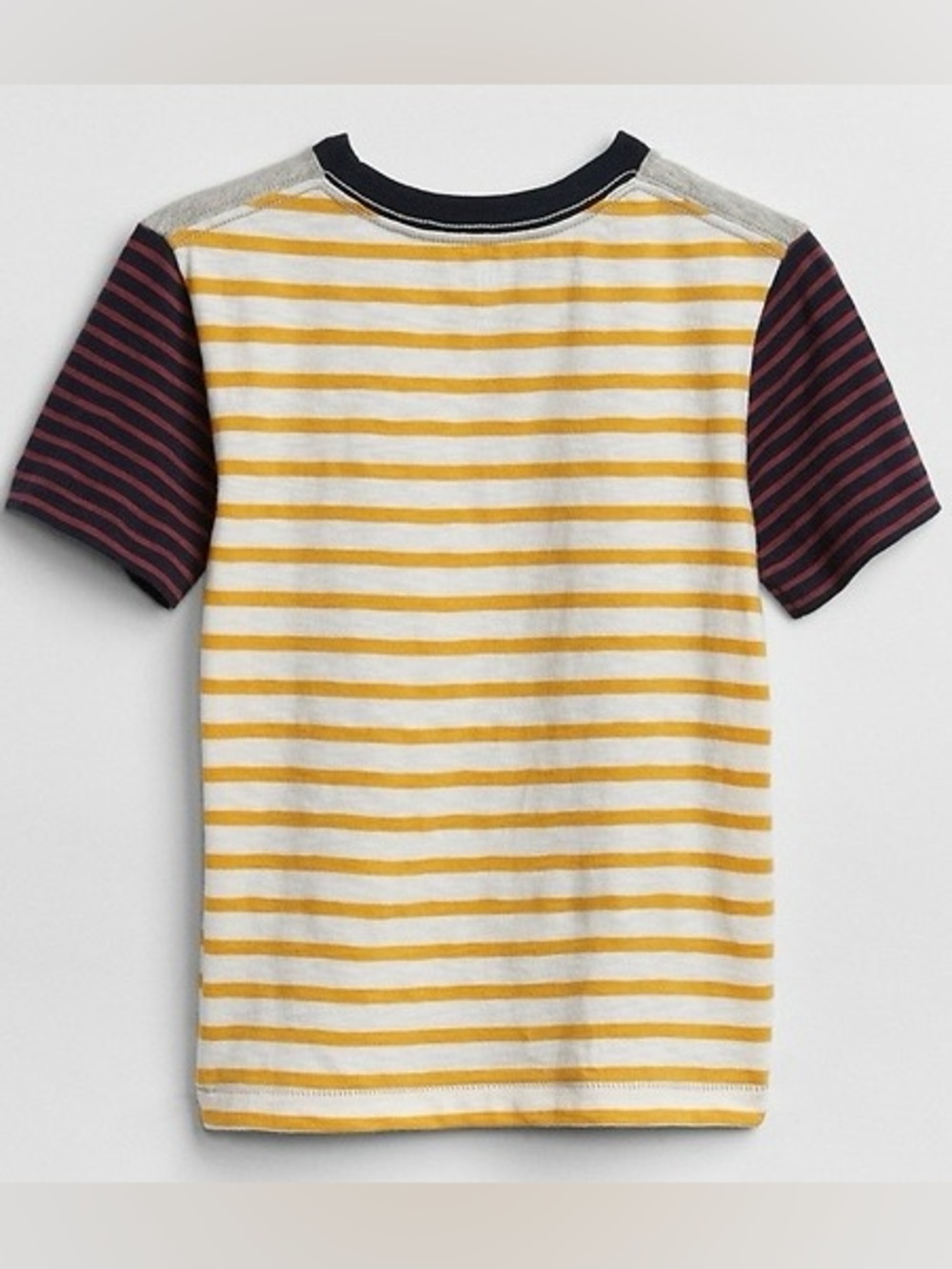 Baby Gap Boys Kids Short Sleeve Stripe Crewneck Cotton Colorblock T-Shirt. 2. 2T - Picture 3 of 8